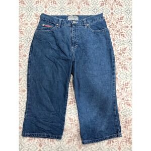 Breaker Jeans Vintage Denim Capris Medium Wash High Rise Cropped Pants Size 9/10